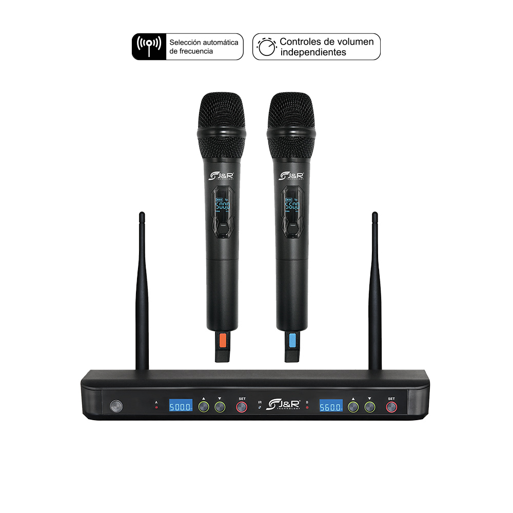 MCJR-010/ MICROFONOS CON RECEPTOR