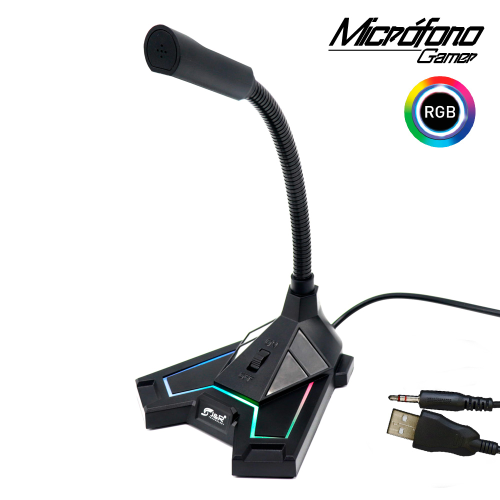 Micrófono Gamer MCJR-004 (RGB)