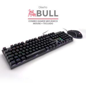 Combo Gamer Mecánico Bull Teclado – Mouse CTMGJR-017 J&R