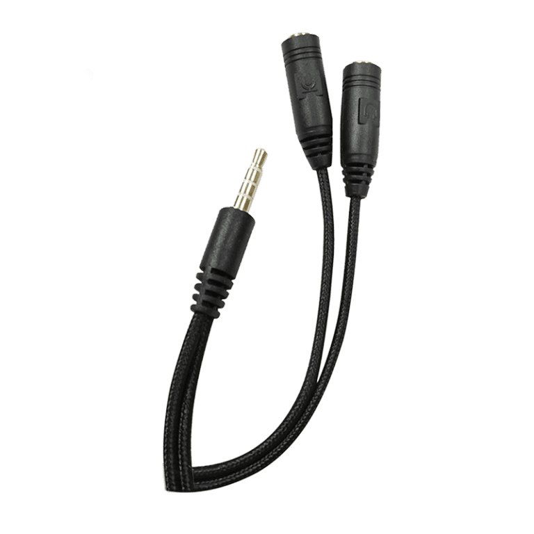 CB-029 Cable en Y de 1 conector stereo 3.5mm