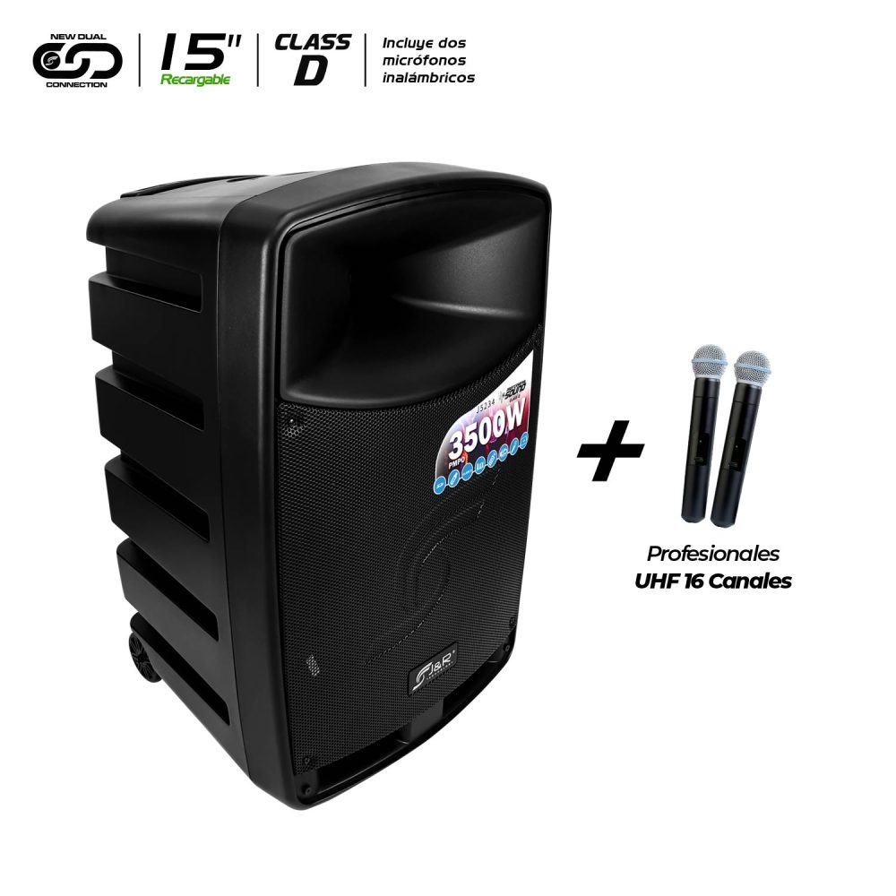 J5234 / 15" / Cabina Activa Recargable