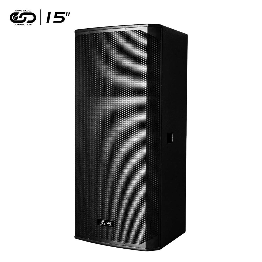 J5256 / 15" / CABINA ACTIVA DIRECTA DOBLE WOODEN X