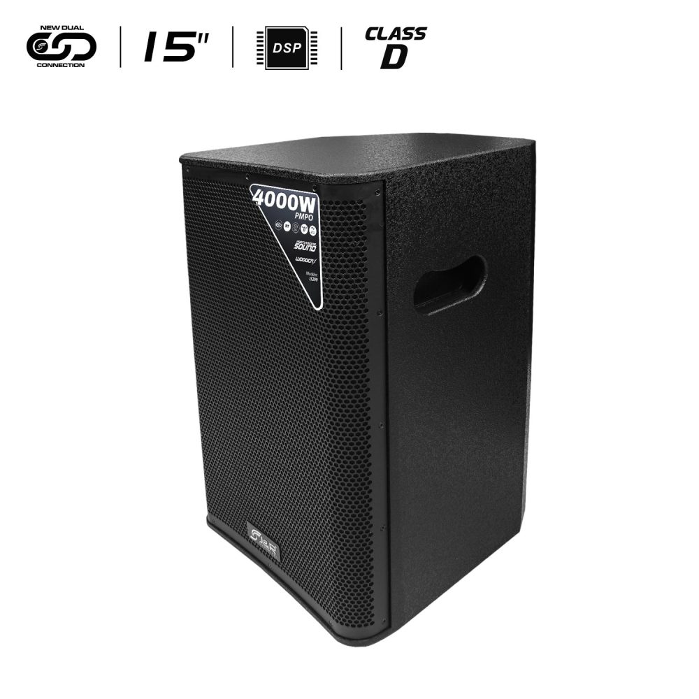 J5299 / 15″ / CABINA ACTIVA BIAMPLIFICADA